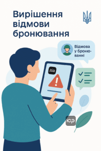 Як діяти при відмові системи Дія у бронюванні від мобілізації: покрокова інструкція для військовозобов’язаних у 2024 році, включно з типові причини відмов та шляхи їх вирішення.