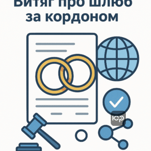 Витяг про шлюб за кордоном: законні підстави, використання для легалізації, громадянства, ВНЖ, реєстрації та нотаріальних питань за межами України