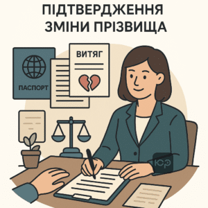Документи для підтвердження зміни прізвища після розлучення — новий паспорт, державні витяги, свідоцтво про розірвання шлюбу, юридична підтримка адвоката