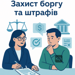 Професійна допомога адвоката у зменшенні кредитного боргу та скасуванні штрафів, судові експертизи та оскарження незаконних нарахувань у банках і МФО.