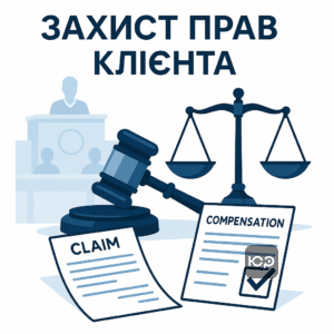 Позитивне судове рішення щодо компенсації збитків, захист прав клієнта, приклад практичного юридичного захисту в Україні