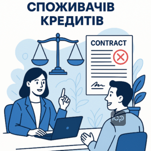 Юридична підтримка споживачів кредитів для їх захисту від недійсних умов договорів і перемог у суді