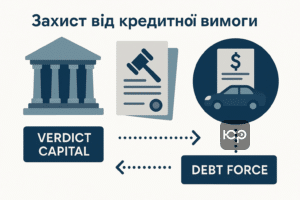 Типова ситуація з кредитом та банкрутством Вердикт Капітал, правовий захист боржника