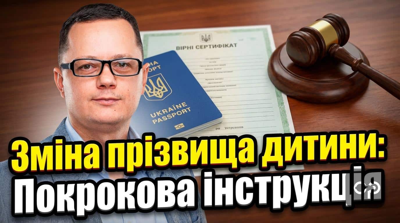 Зміна прізвища дитини в 14 та 16 років: інструкція 2024