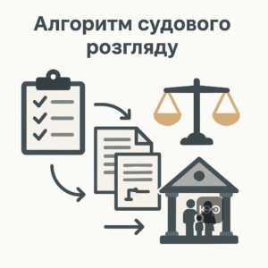 Покроковий алгоритм судового розгляду та збору доказів у справах встановлення юридичних фактів, спрощення процесу для сімей в судах України.