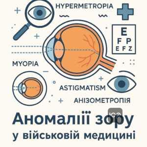 Обзор зрительных аномалий и их анатомическое объяснение в соответствии со статьей 30 ВЛК для военно-медицинской диагностики зрения