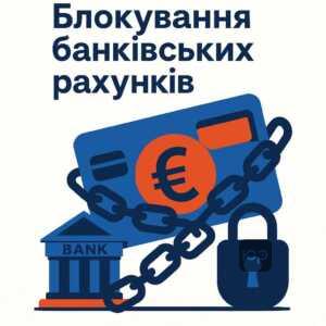 Пояснення механізму блокування банківських рахунків виконавцем відповідно до законодавства України