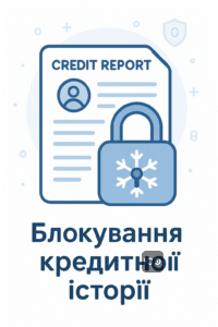 Інструкція з блокування доступу до кредитної історії для захисту персональних даних від шахраїв у бюро кредитних історій.