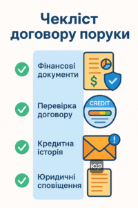Покроковий чекліст перевірки договору поруки для захисту прав та впевненої фінансової участі