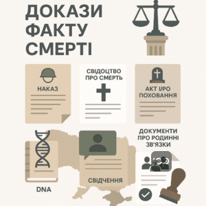 Переваги різних документів як доказів факту смерті для суду на окупованих територіях - основні види доказів і офіційні матеріали