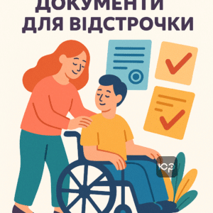 Комплект документів для оформлення відстрочки при догляді за інвалідом 2 групи відповідно до українського законодавства