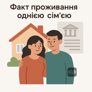 Встановлення факту проживання однією сім'єю для вирішення правових питань, спільне господарство без офіційного шлюбу