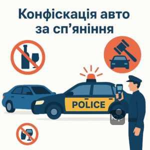 Жесткие штрафы за управление автомобилем в состоянии опьянения и процедура временного изъятия транспортного средства в Украине в 2026 году