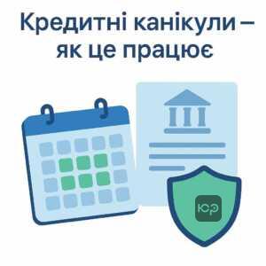 Пояснення механізму кредитних канікул та прав споживачів згідно з українським законодавством, що дозволяє відстрочити кредитні платежі без штрафів при форс-мажорних обставинах