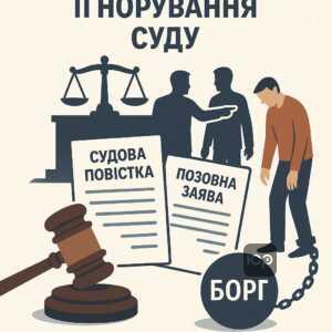 Причини звернення колекторів до суду та наслідки ігнорування повісток у справах про стягнення боргів за факторинговими схемами.