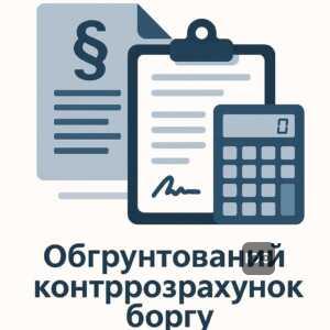 Професійне складання відзиву та обґрунтованого контррозрахунку для зменшення заборгованості в кредитних спорах