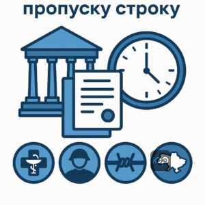 Поважні причини пропуску строку в судовому процесі: об'єктивні обставини, тяжка хвороба, військова служба, перебування на окупованій території, юридична практика України