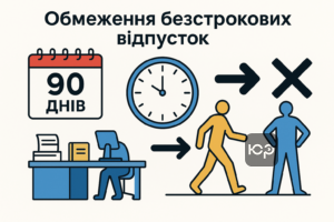 Законодавчі зміни у сфері трудових відносин в Україні щодо обмеження безстрокових відпусток та призупинення трудових договорів терміном до 90 днів для захисту працівників під час воєнного стану.