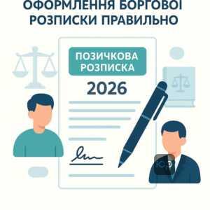 Пояснення вимог і важливих реквізитів для оформлення боргової розписки згідно з Цивільним кодексом України 2026 року для судових процесів.