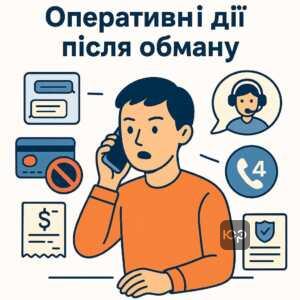 Що робити після виявлення факту обману у фінансових операціях: оперативне блокування картки, збір доказів, звернення до служби підтримки та подання заяви до поліції для мінімізації втрат.