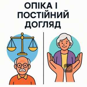 Різниця між опікунством та постійним доглядом за літніми людьми відповідно до законодавства