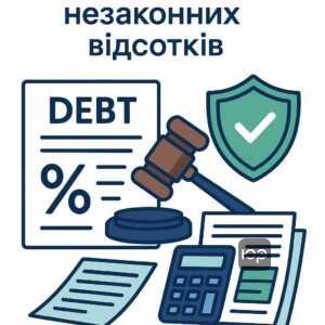 Юридичний алгоритм оскарження незаконних відсотків та списання боргу за законом – покрокові дії позичальника для захисту прав та перерахунку платежів
