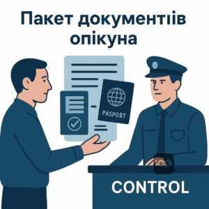 Подготовка полного пакета юридических документов для пересечения границы опекуном во время военного положения в Украине