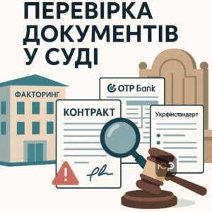 Типові помилки у документах Укрфінстандарту при захисті у суді: оформлення факторингових угод, перевірка договорів і важливість повного пакету документів для успішного судового розгляду кредиту ОТП Банку.