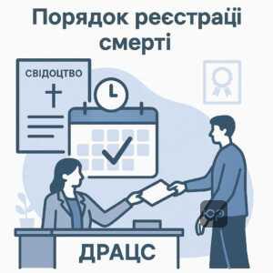 Інформація про порядок і строки реєстрації смерті в Україні з акцентом на законодавчі вимоги та важливі терміни подачі заяв для уникнення бюрократичних затримок.