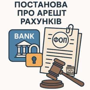 Иллюстрация инструкций по отмене ареста счетов ФЛП, включая необходимые документы и юридические действия для защиты во время исполнительного производства.