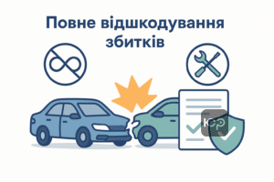 Пояснення ключових змін європротоколу 2026 щодо скасування лімітів страхових виплат та відміни коефіцієнта зносу деталей для повного відшкодування збитків у ДТП без поліції та штрафів.