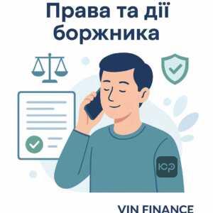 Інструкція для боржника про права та дії при викупі боргу ВІН ФІНАНС, захист від незаконних вимог колекторів, консультації щодо дотримання законодавства України.