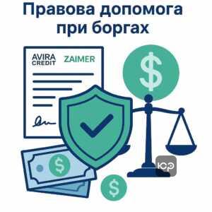 Правовая защита от коллекторов финансовых компаний: отмена незаконных долгов Авира Кредит и Займер в Украине, легальная помощь в уменьшении задолженности по кредитам.