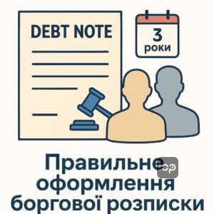 Термін позовної давності за борговою розпискою та важливість свідків при оформленні для суду