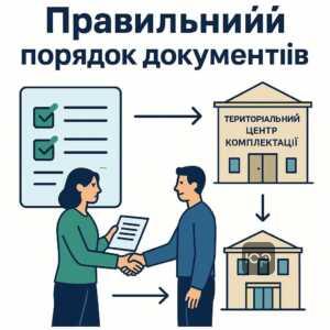 Процес оформлення документів для компенсації через військову частину та територіальний центр комплектування. Важливість правильного збору паперів для уникнення затримок виплат.