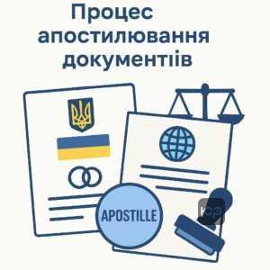 Процедура легалізації українських шлюбних документів для міжнародного визнання через апостиль та спрощену систему засвідчення.