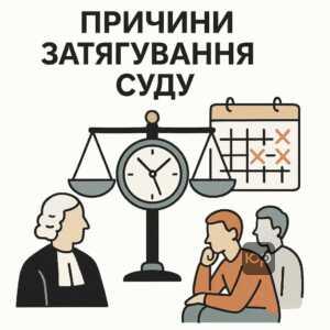 Обставини, що впливають на затягування судового процесу: неявка відповідача, строки на примирення, помилки в позовній заяві, завантаженість суддів