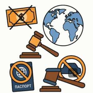 Міжнародні санкції та кримінальна відповідальність за несплату аліментів за кордоном, включаючи арешт рахунків, обмеження в пересуванні та міжнародний розшук через Інтерпол.