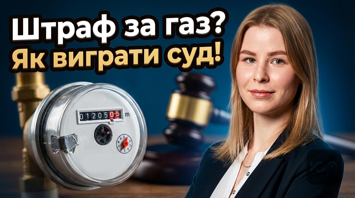 Штраф від Облгазу за лічильник: як виграти суд