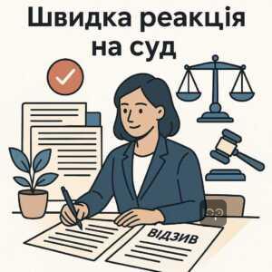 Покроковий порядок дій після отримання ухвали суду для ефективного реагування на судові документи та уникнення заочного рішення.