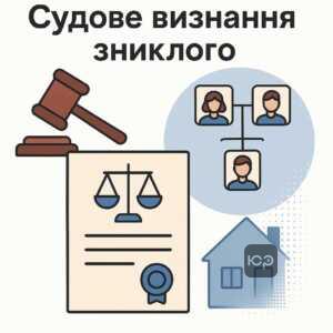 Объяснение судебного процесса о признании лица без вести отсутствующим, необходимость судебного решения для дальнейшего урегулирования имущественных и семейных дел