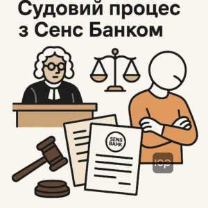 Інформація про початок судового процесу з Сенс Банком, наслідки ігнорування судових справ та важливі кроки для позивача і відповідача.