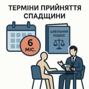 Основні правила та терміни прийняття спадщини в Україні з акцентом на законодавчі строки та необхідність звернення до нотаріуса або адвоката