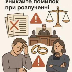 Важливі юридичні аспекти розлучення та ризики самостійного оформлення справи через суд в Україні з акцентом на втрати майна й необхідність адвоката