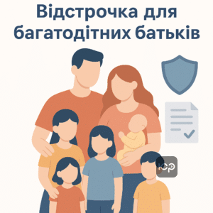 Пояснення ключових умов відстрочки мобілізації для багатодітних батьків, які не перебувають у шлюбі, з акцентом на право на відстрочку при утриманні трьох і більше дітей, згідно з українським законодавством.