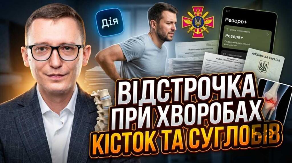 Як отримати відстрочку при хворобах кісток та суглобів