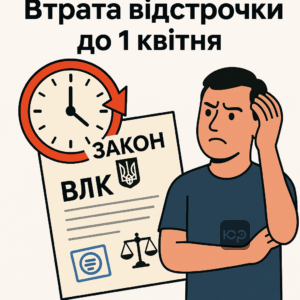 Важные изменения в законе о воинской обязанности Украины с датой потери отсрочки до 1 апреля