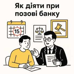 Покрокові дії при отриманні повістки від Райффайзен Банку, проаналювання ситуації та підготовка до судового захисту в межах 15 днів для подання відзиву на позов