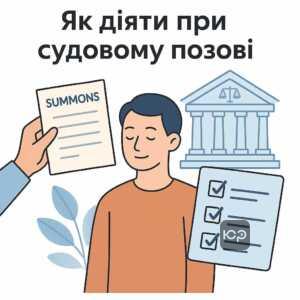 Алгоритм дій після отримання судового позову від фінансової компанії для уникнення заочного рішення суду.