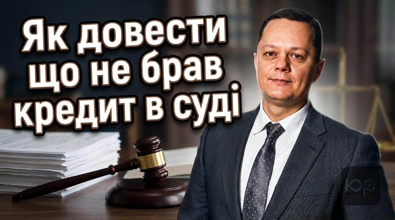 Як довести, що не брав кредит: суд і докази